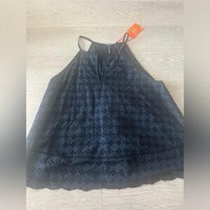 Superdry Eyelet detail Sleeveless Blouse Size 4